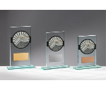 Glas Pokal Schiedsrichter FG075 - 19 cm / Transparent Schwarz