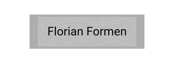 Gravurschild Silber selbstklebend - Silber / 100 x 30 mm