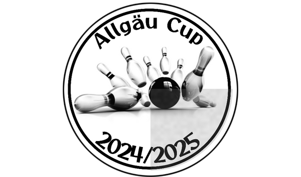 Aluminium-Emblem - 50 mm / Weiß/Alu