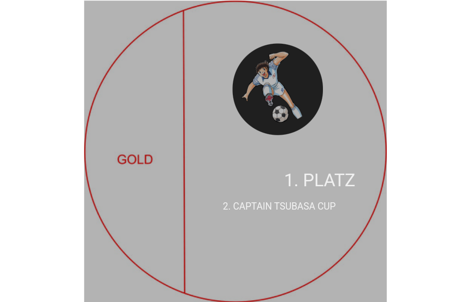Glas Pokal 171-5 Lasergravur - Gold / 21 cm / Laser-Gravur