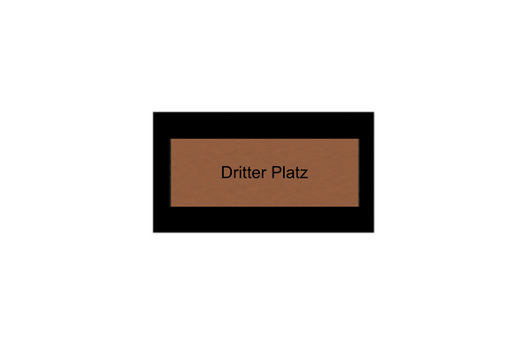 Würfel Trophäe KS418 - Gold / Schwarz / 12 cm