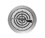 Glas Pokal 8808 blau Schild & Emblem - Transparent Blau / 18.5 cm