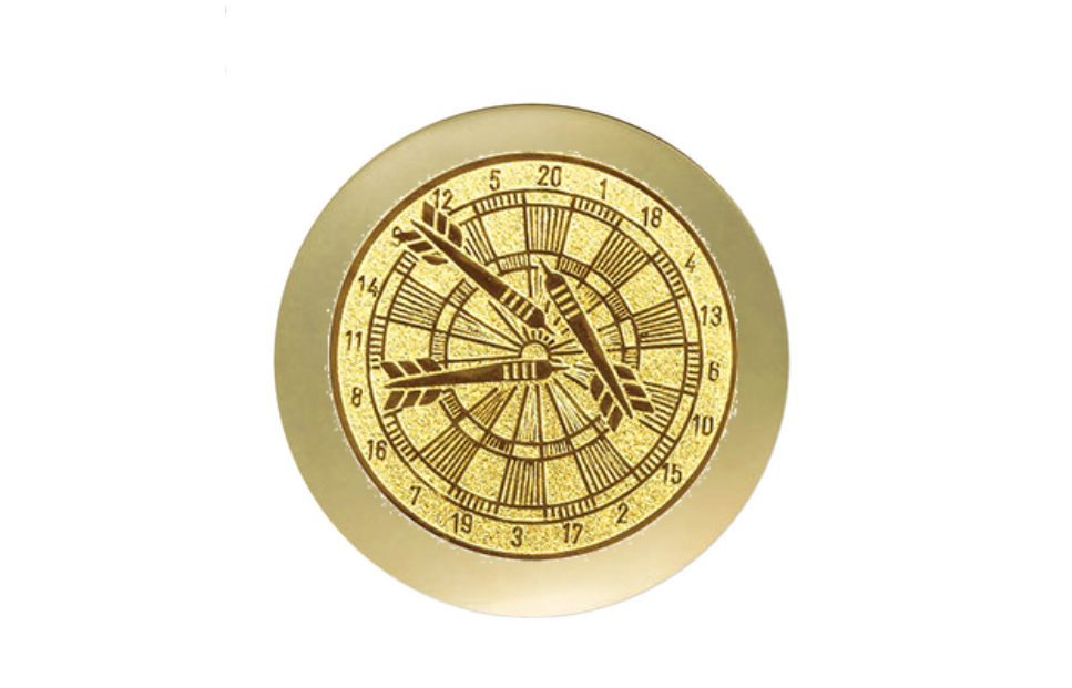 Ehrentafel G55 - Blau / Gold / 175x125 mm