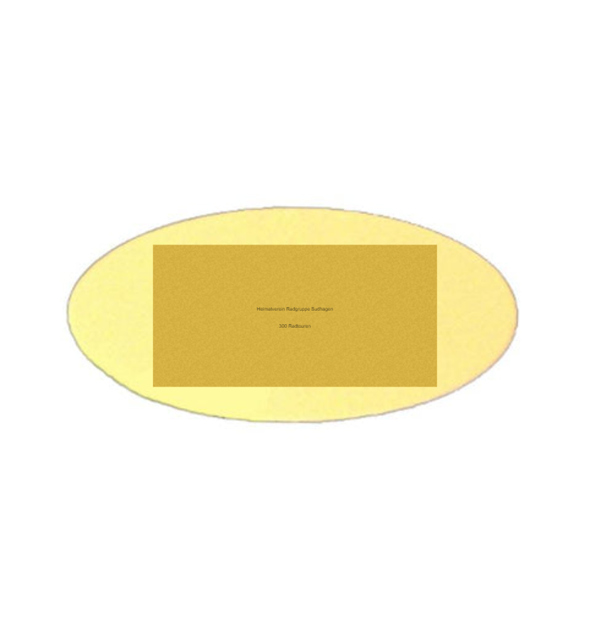 Kunststoff oval matt Gold selbstklebend - Gold / 80 x 40 x 0.8 mm