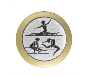 Glas Ständer Schild & Emblem - 21.5 cm / Auswahl Rot