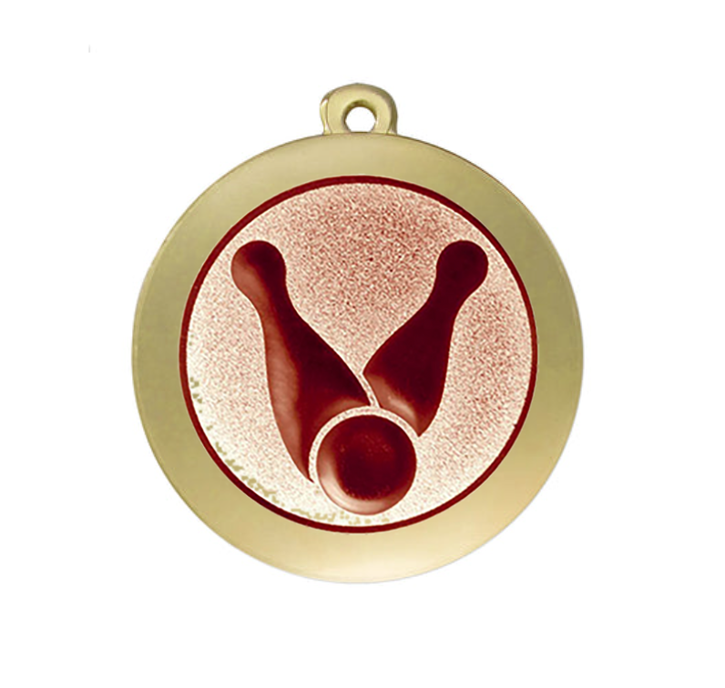 Glasmedaille 67364 Ø 70mm - Gold / 70 mm