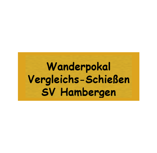 Gravurschild Gold selbstklebend - Gold / 50 x 20 mm