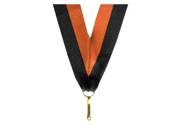 100er Pack Bänder - Breite 11 mm / Länge ca. 400 mm - Schwarz/Orange / 11x400mm