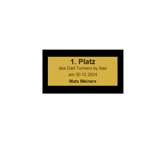 Pokalserie X161 Dart - Silber Mehrfarbig / 25 cm