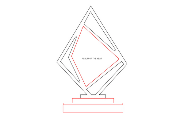 Golden Kite Award 79015 - Laser-Gravur / Gold / Klar / 23 cm