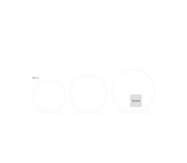 Budget Awards 79662 - Transparent / 17.5x17.5 cm / Laser-Gravur