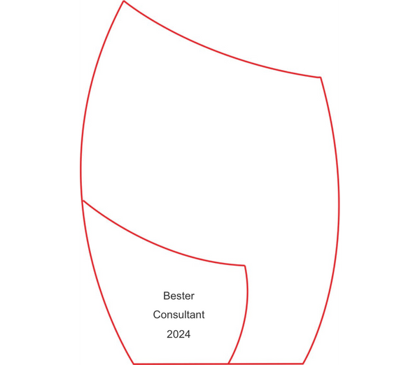 Glas Pokal Blau 8808-L - Transparent Blau / 16.5 cm / Laser-Gravur