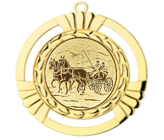 Medaille D62 - Ø 90mm - Gold / 90 mm
