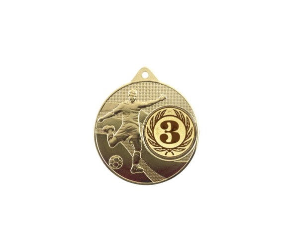 Medaille Fußball 396 Ø 50 mm - Gold / 50 mm