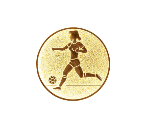 Fußball Pokal WR1012 SM - Silber / Gold / 12.5 cm