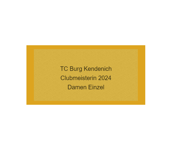 Gravurschild Gold selbstklebend - Gold / 50 x 25 mm