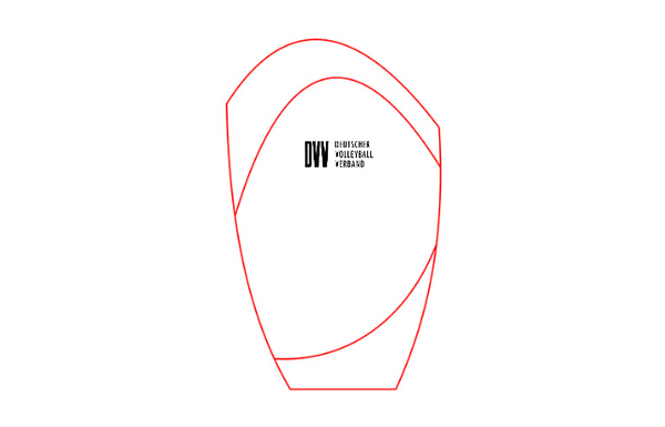 Glas Pokal Rot W55-L - Rot/Transparent / 18.5 cm