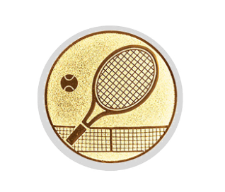 Glas Pokal 137-1 Schild & Emblem - Gold / 19 cm