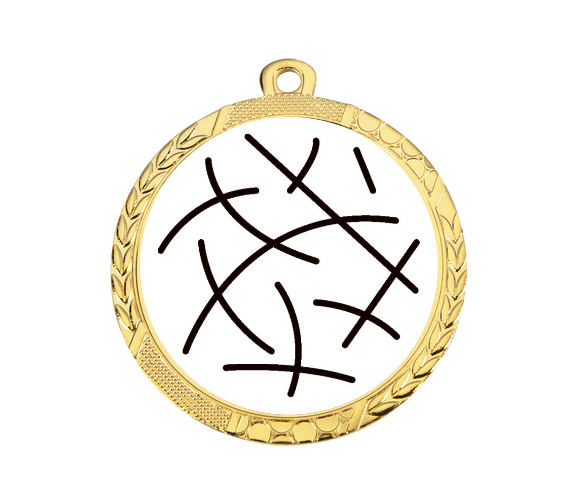 Medaille D113 Ø 60 mm - Gold / 60 mm