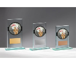 Glas Pokal Spielkarten FG060 - 15 cm / Transparent Schwarz