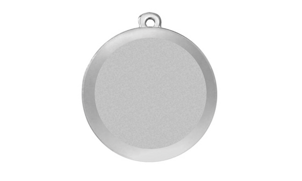 Medaille Fußball BS.ME75 50 mm - Silber / 50 mm