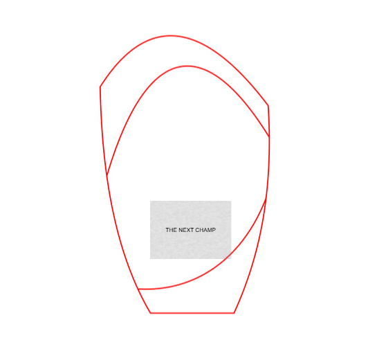 Glas Pokal Rot W55-L - Rot/Transparent / 16.5 cm