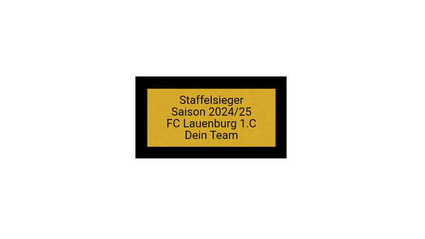 Fußballpokal 84-0 - Auslaufmodell! - Gold Silber Schwarz / 32 cm