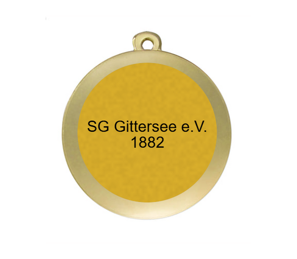 Frauen Fußball NZ18D  Ø 50 mm - Gold / 50 mm