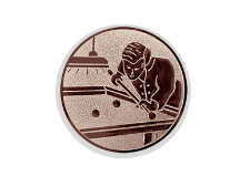 Glas Ständer W19x Schild & Emblem - 17.5 cm / Auswahl Rot