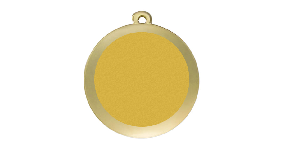 Medaille Fußball D112A Ø 50mm - Gold / 50 mm