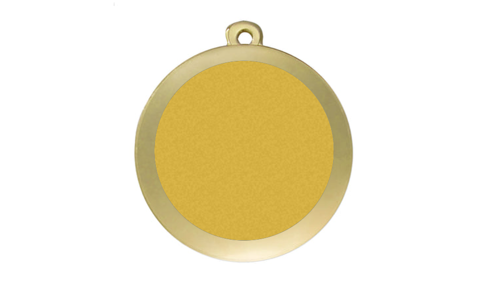 Medaille Fußball D112A Ø 50mm - Gold / 50 mm