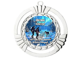 Medaille D62 - Ø 90mm - Silber / 90 mm
