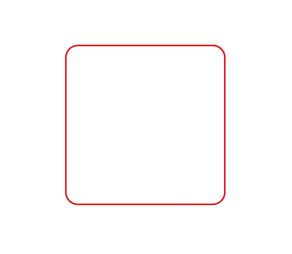 Holz Medaille "eckig" aus Eiche - Eiche-Furnierholz / 50 mm / Laser-Gravur