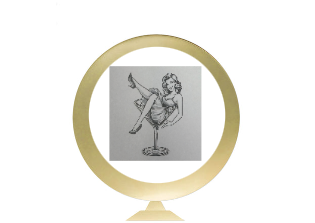 Pokal Serie 143 - 28 cm / Gold Silber