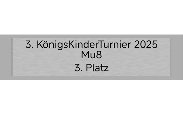 Gravurschild Silber selbstklebend - Silber / 60 x 15 mm