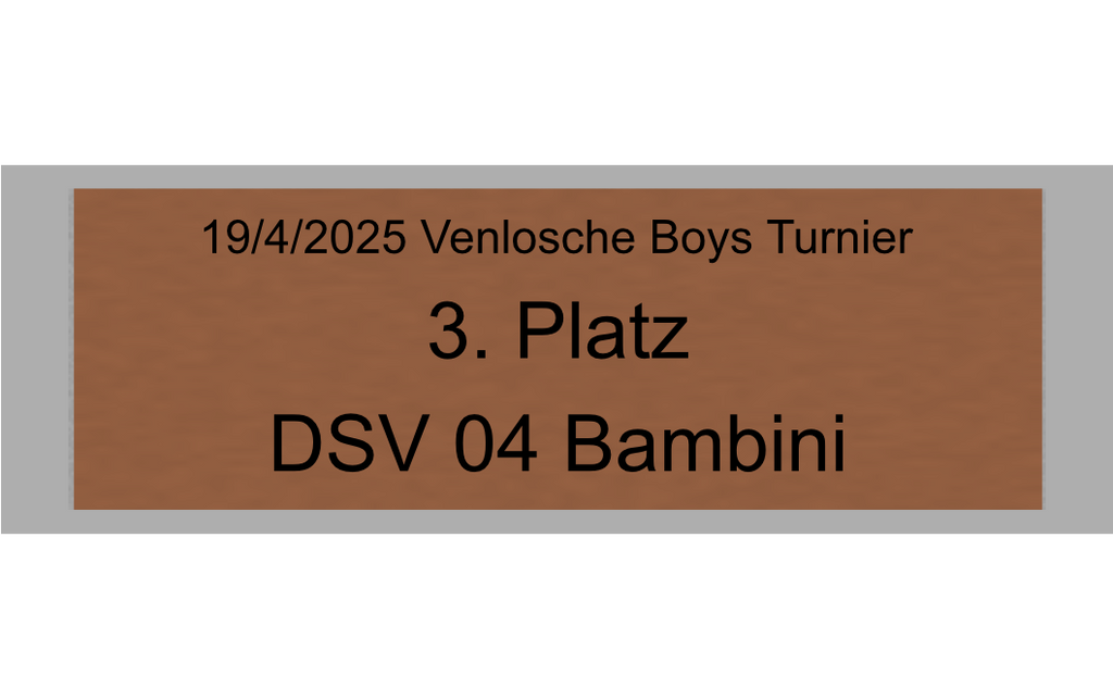 Fußball Pokal 0951 - 28 cm / Gold/Blau