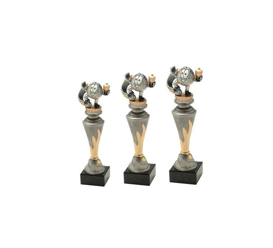 Pokalserie X151 Fußball Kid - 29.5 cm / Silber Gold