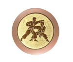 Glastrophäe 136-4 Schild & Emblem - 13 cm / Blau