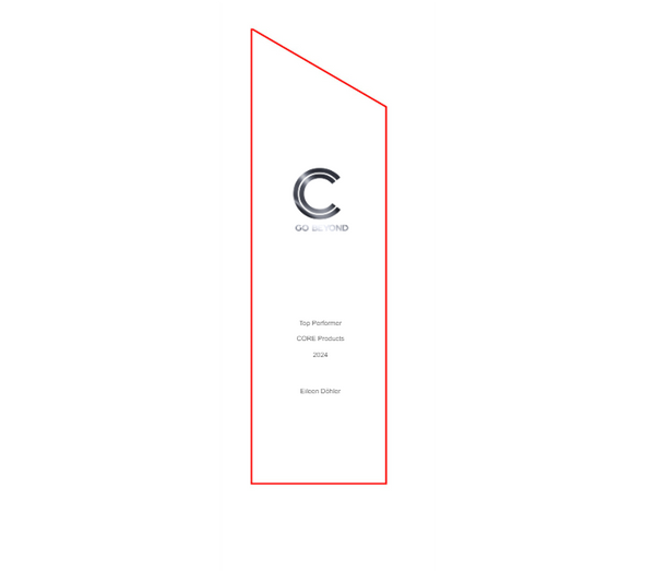Black Monument Award 74012 - Schwarz Silber / 27.5 cm / Laser-Gravur