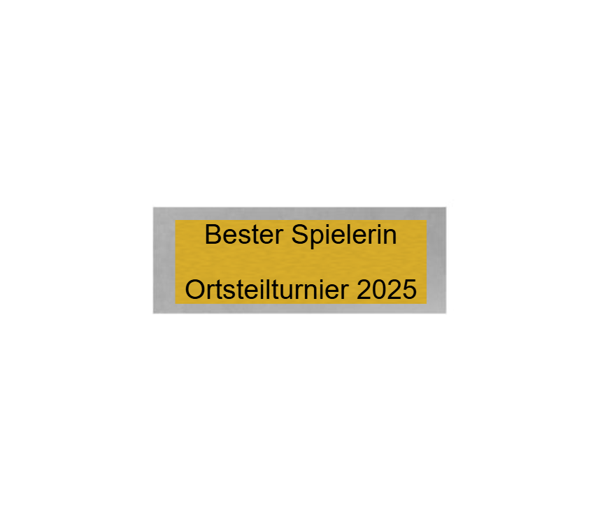 Fußball Pokal 044 - Silber - Gold / 10cm / SM