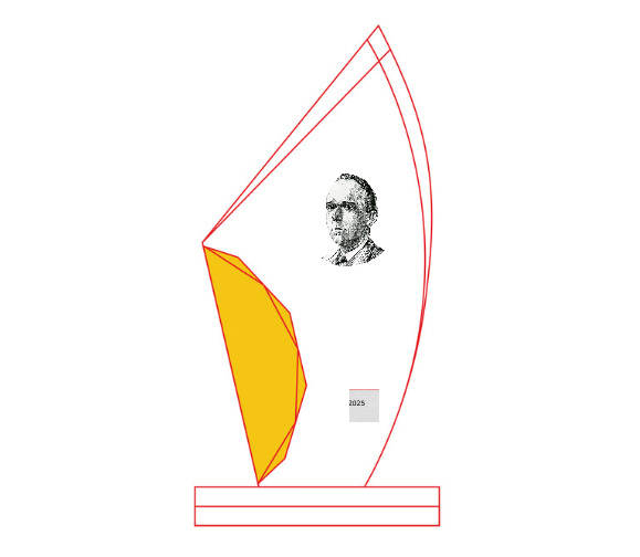 Jewel Award 73452 - Laser-Gravur / Gold / 23.5 cm