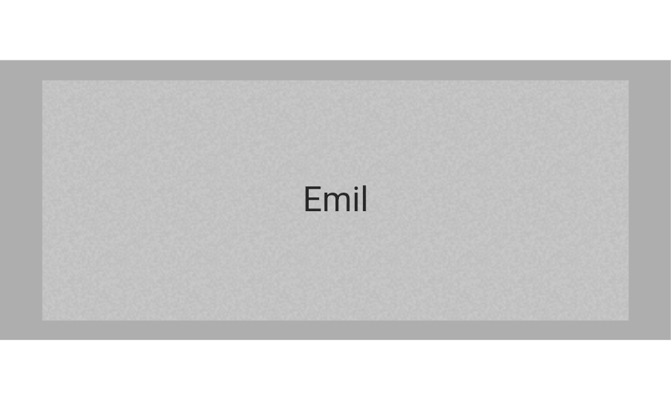 Gravurschild Silber selbstklebend - Silber / 60 x 25 mm