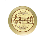 Ehrentafel G55 - Blau / Gold / 175x125 mm