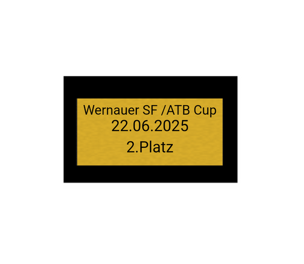 Fußball Pokal 85-3 teilweise begrenzt! - Silber Gold / 36 cm