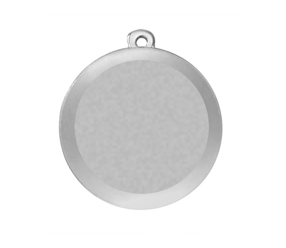 Medaille Fußball BS.ME75 50 mm - Silber / 50 mm