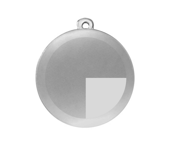 Medaille Basketball  MMC6850 Ø 50mm - Silber / 50 mm
