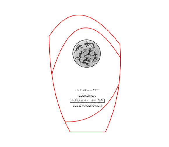 Glas Pokal Blau W55-L - Blau/Transparent / 16.5 cm