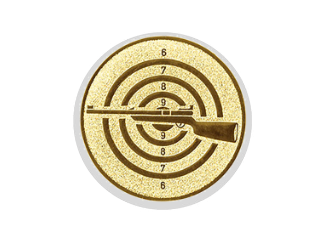 Glastrophäe 136-4 Schild & Emblem - 13 cm / Blau