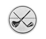 Glas Ständer W19x Schild & Emblem - 21.5 cm / Auswahl Rot