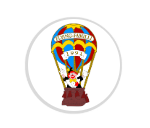 Glastrophäe 136-0 Schild & Emblem (B-Ware) - Blau Spiegelglas / 20 cm